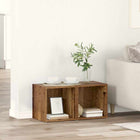Ensemble meuble TV 2 pcs Bois Ancien 37 x 35 x 37,5 cm