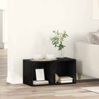 Ensemble meuble TV Montage mural 2 pcs Noir 37 x 35 x 37,5 cm