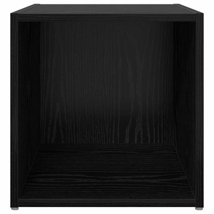 Ensemble meuble TV Montage mural 2 pcs Noir 37 x 35 x 37,5 cm