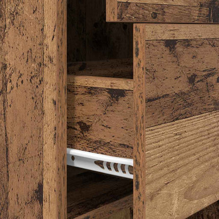 Bibliothèque 40 X 35 X 180 Cm Bois D'ingénierie Bois ancien