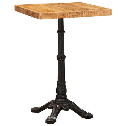 Table bistrot Marron 50 x 50 x 76 cm Bois de mangue massif