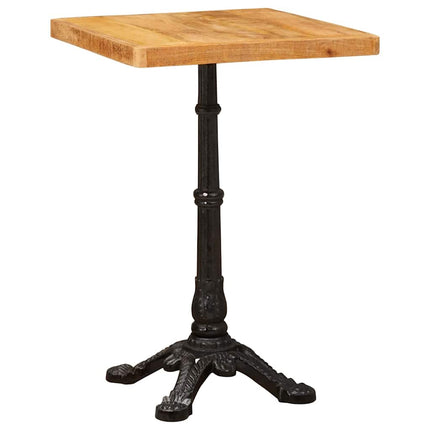 Table bistrot Marron 50 x 50 x 76 cm Bois de mangue massif