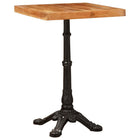 Table bistrot Marron 50 x 50 x 76 cm Bois d'Acacia Massif