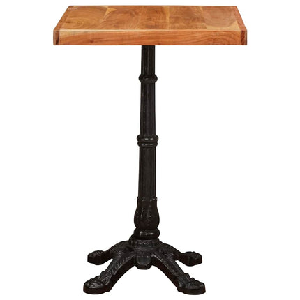 Table bistrot Marron 50 x 50 x 76 cm Bois d'Acacia Massif