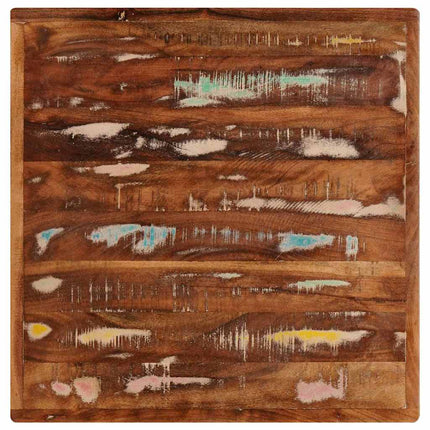 Table bistrot Marron 50 x 50 x 76 cm Bois Recyclé Solide