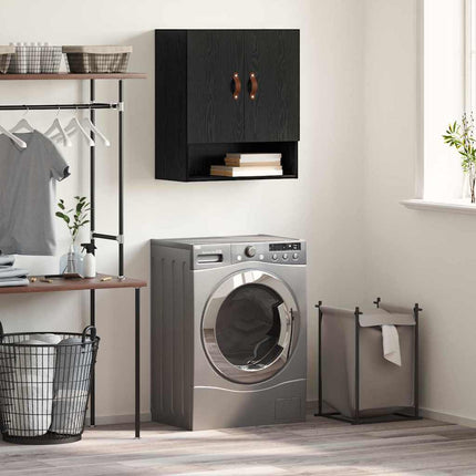 Meuble mural Chêne noir 60 x 31 x 70 cm Bois d'ingénierie