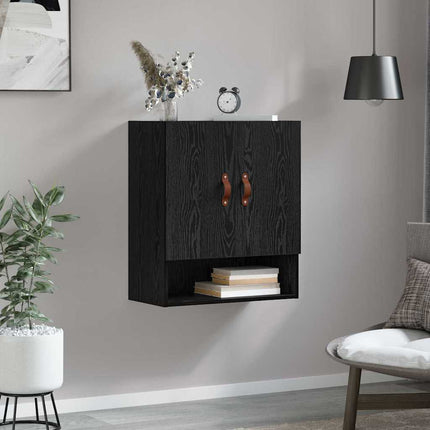 Meuble mural Chêne noir 60 x 31 x 70 cm Bois d'ingénierie