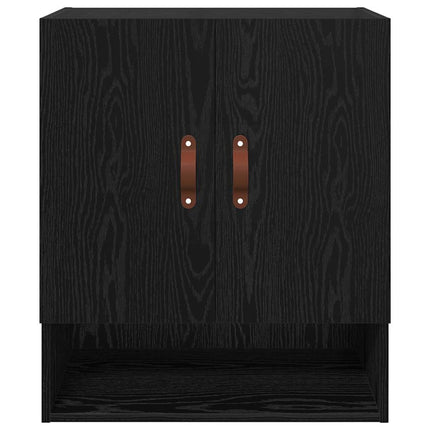 Meuble mural Chêne noir 60 x 31 x 70 cm Bois d'ingénierie