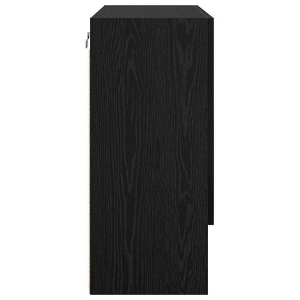 Meuble mural Chêne noir 60 x 31 x 70 cm Bois d'ingénierie