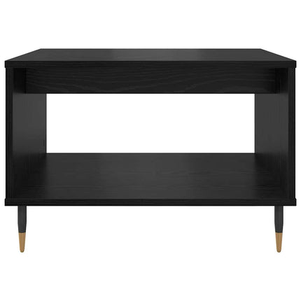 Table Basse 60 X 50 X 40 Cm Bois D'ingénierie Chêne noir