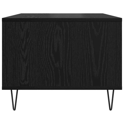 Table Basse 60 X 50 X 40 Cm Bois D'ingénierie Chêne noir