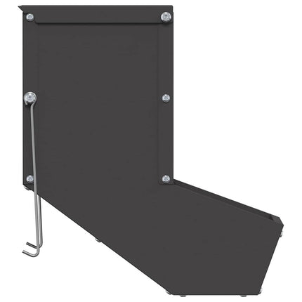 Distributeur pour lapins Noir 12,5 x 26 x 28,5 cm