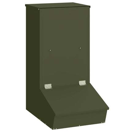 Distributeur de porcs Vert olive 55 x 51 x 91,5 cm