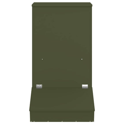 Distributeur de porcs Vert olive 55 x 51 x 91,5 cm