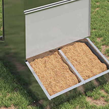 Distributeur de porcs Argent 55 x 51 x 91,5 cm Acier galvanisé