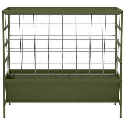 Nourrisseur pour Animaux Vert olive 100 x 60 x 90 cm