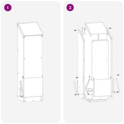 Mangeoire pour poules Noir 13 x 12 x 51 cm Acier Laminé à Froid