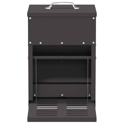 Nourrisseur à pédale pour poules Noir 25 x 42 x 40 cm