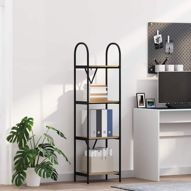 Étagère chêne artisanal 40 x 30 x 146 cm Bois d'ingénierie