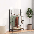 Porte-vêtements Chêne fumé 60 x 30 x 100,5 cm Bois d'ingénierie