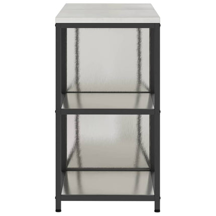 Ensemble de rangement cuisine avec étagère 2 pcs Argent Acier