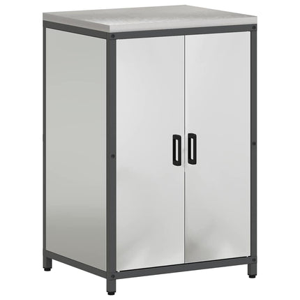 Ensemble de rangement cuisine 2 pcs Argent Acier galvanisé