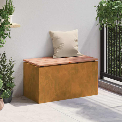 Banc de jardin Rouillé 80 x 40 x 43 cm
