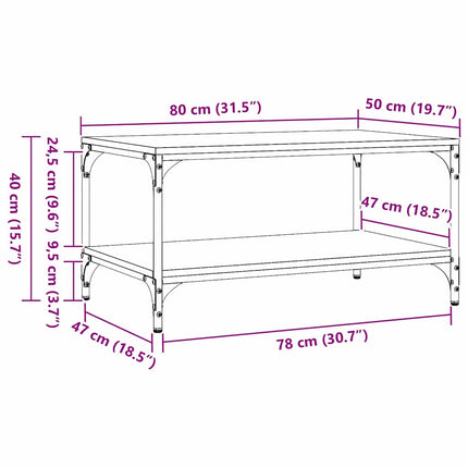 Table basse Bois ancien Bois d'ingénierie