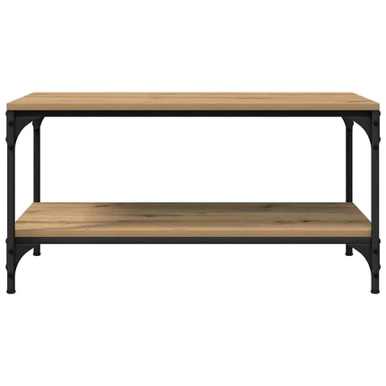 Table basse chêne artisanal Bois d'ingénierie