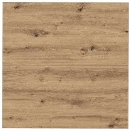 Table Basse Bois D'ingénierie chêne artisanal 80 x 80 x 40 cm