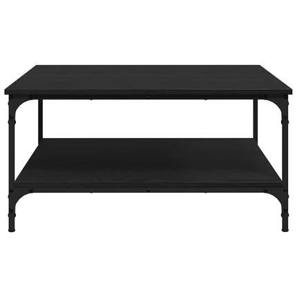 Table Basse Bois D'ingénierie Chêne noir 80 x 80 x 40 cm