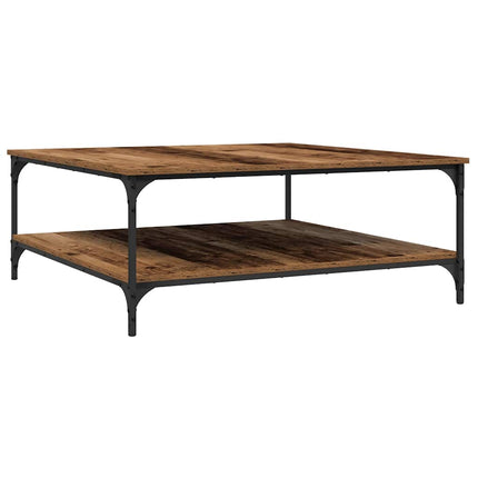 Table Basse Bois D'ingénierie Bois ancien 100 x 100 x 40 cm