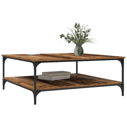 Table Basse Bois D'ingénierie Bois ancien 100 x 100 x 40 cm