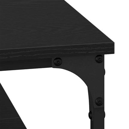 Table Basse Bois D'ingénierie Chêne noir 100 x 100 x 40 cm