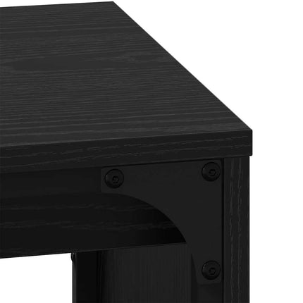 Table Basse Gigogne 3 Pcs 60 X 35 X 56 Cm Chêne noir