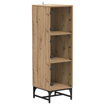 Haut Armoire chêne artisanal 35 x 37 x 117 cm Bois d'ingénierie