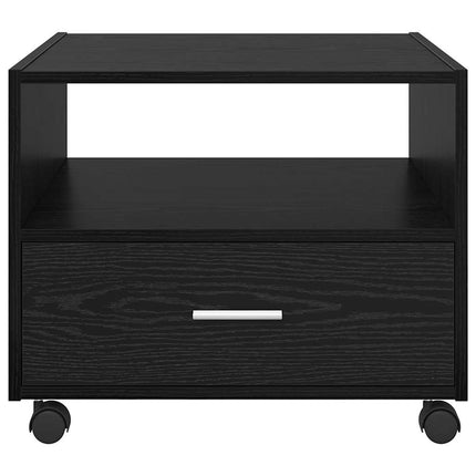 Table Basse 55 X 55 X 45 Cm Bois D'ingénierie Chêne noir