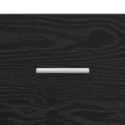 Cabinet de chevet mural 2 pcs Chêne noir 48,5 x 32,5 x 80 cm