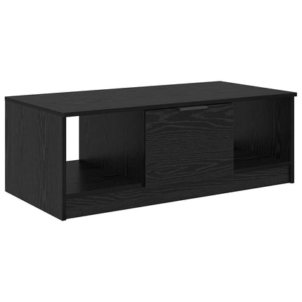 Table Basse 100 X 50 X 36 Cm Bois D'ingénierie Chêne noir