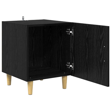 Cabinet de chevet Chêne noir 40 x 40 x 50 cm Bois d'ingénierie