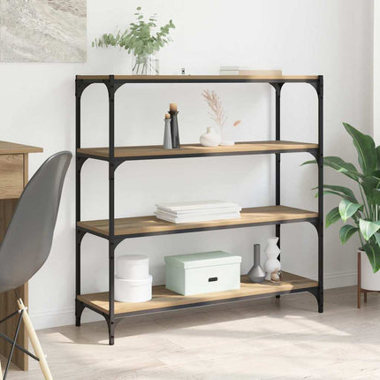 Bibliothèque Chêne artisanal 100 x 33 x 100 cm