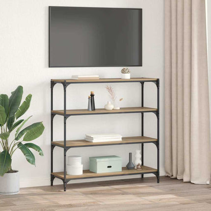 Bibliothèque Chêne artisanal 100 x 33 x 100 cm