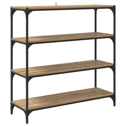 Bibliothèque Chêne artisanal 100 x 33 x 100 cm