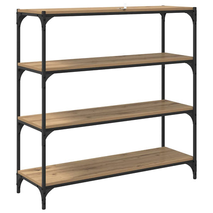 Bibliothèque Chêne artisanal 100 x 33 x 100 cm