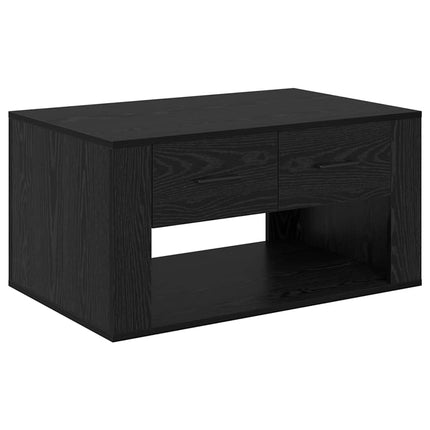 Table Basse 80 X 50 X 40 Cm Bois D'ingénierie Chêne noir