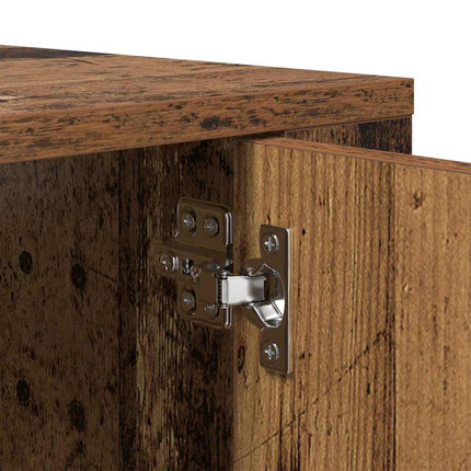 Meuble TV mural Montage mural Bois Ancien 100 x 34,5 x 40 cm