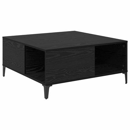 Table Basse 80 X 80 X 36,5 Cm Bois D'ingénierie Chêne noir