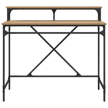 Bureau Chêne artisanal 100 x 50 x 90 cm Bois d'ingénierie