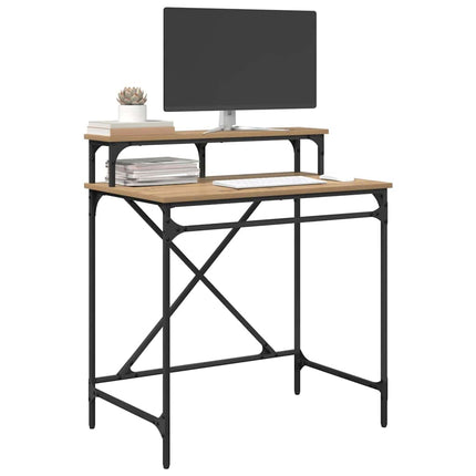 Bureau Chêne artisanal 80 x 50 x 90 cm Bois d'ingénierie