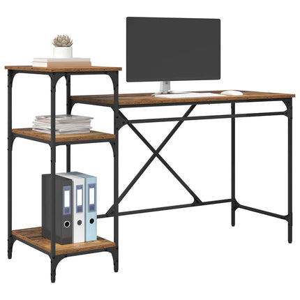 Bureau Bois Ancien 135 x 50 x 90 cm Bois d'ingénierie